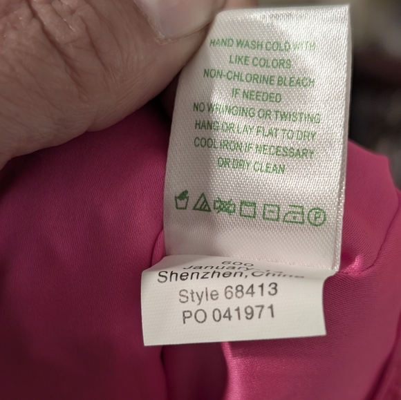 Lilly Pulitzer Payton Pop Of Pink Fit & Flare Strapless Embroidered Dress 10 - Picture 9 of 9